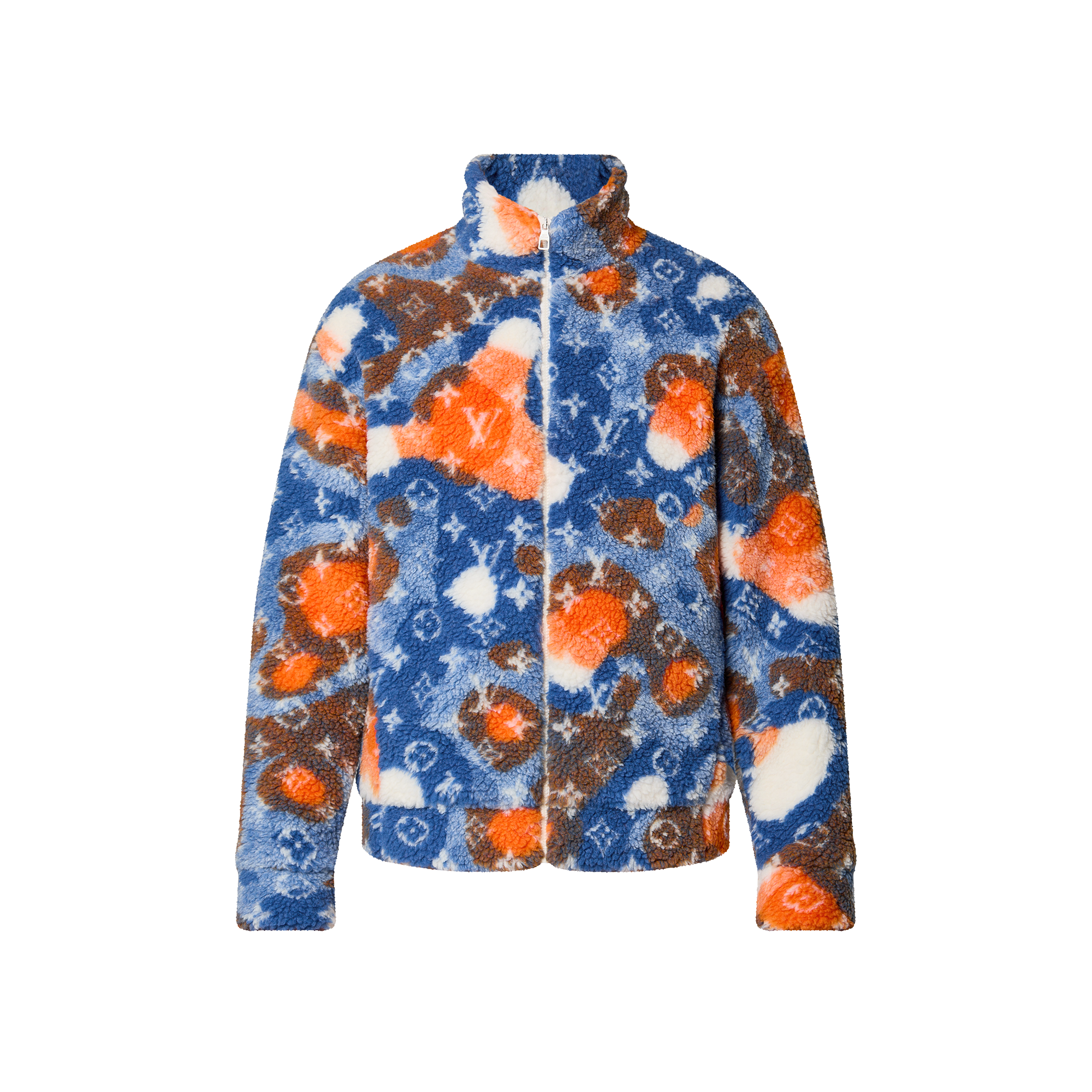 Jacquard Camo Fleece Blouson - Ready to Wear | LOUIS VUITTON